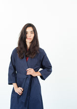 Load image into Gallery viewer, Sateen Trench in Navy