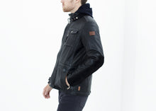 Load image into Gallery viewer, Prince Leather Field Jacket in Meteor