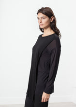 Load image into Gallery viewer, Áo thun Laurier màu đen / xanh navy