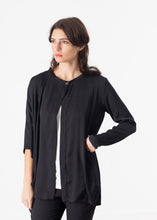Load image into Gallery viewer, Unbalanced Cardigan in Black