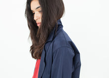 Load image into Gallery viewer, Sateen Trench in Navy
