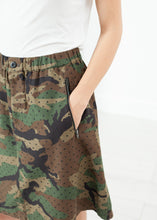 Load image into Gallery viewer, Military Skirt in Camo
