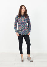 Load image into Gallery viewer, Long Sleeve Blouse in Black/Floral
