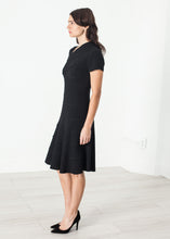 Load image into Gallery viewer, Lined Silhouette Dress in Black
