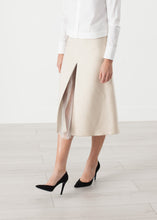 Load image into Gallery viewer, Tulle Pleat Skirt in Cream
