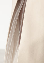 Load image into Gallery viewer, Tulle Pleat Skirt in Cream
