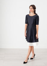Load image into Gallery viewer, Tie Dress in Navy
