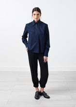 Load image into Gallery viewer, Sheer Silk Collar Button Up

